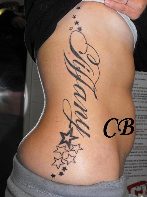 A rib cage tattoo design should be selected such that it suits ones body