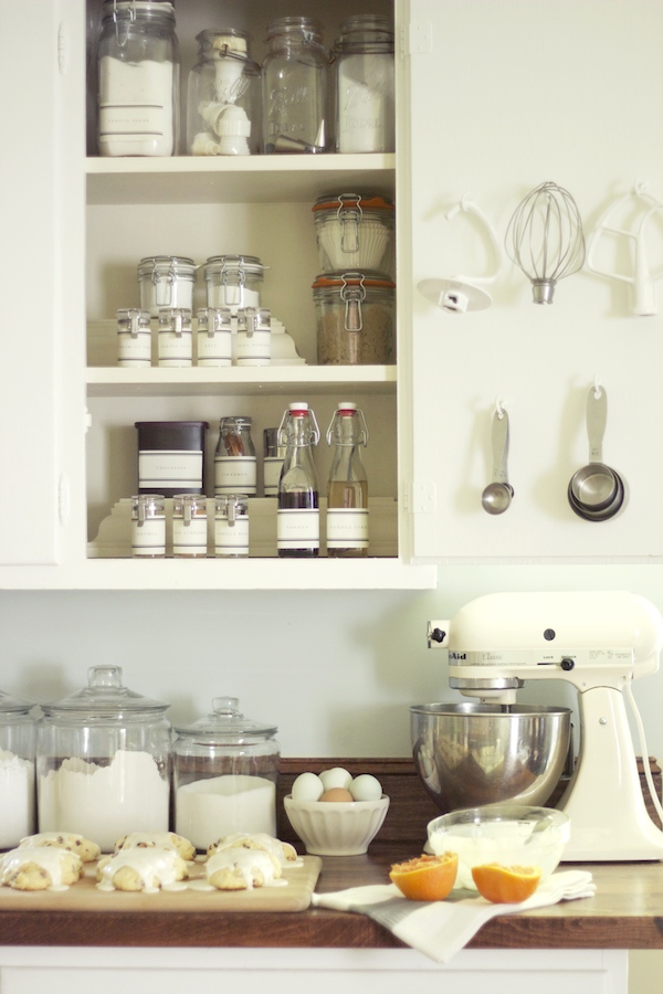 Jenny Steffens Hobick: Baking Pantry in a Cabinet