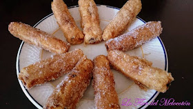 Falsos churros de nocilla