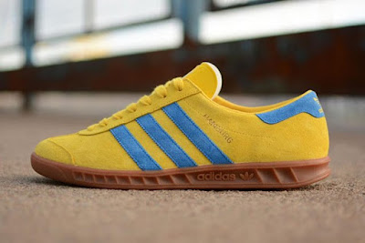 Adidas Hamburg Yellow / Blue / Gum