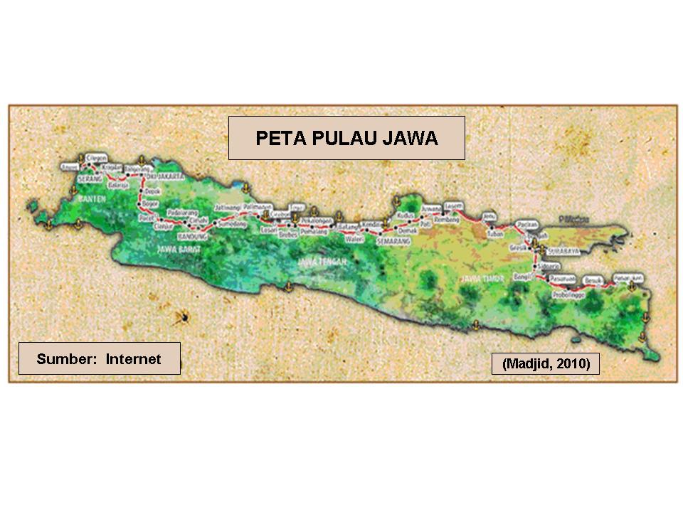 Dasar Dasar Ilmu Tanah Peta Pulau Jawa Indonesia
