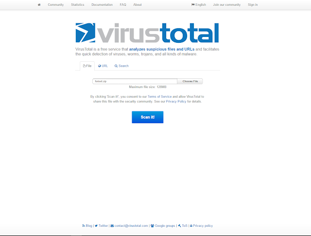  mulai dari serangan virus untuk gadget dan komputer menyerupai serangan Cara Scan Virus Pada File Komputer Secara Online