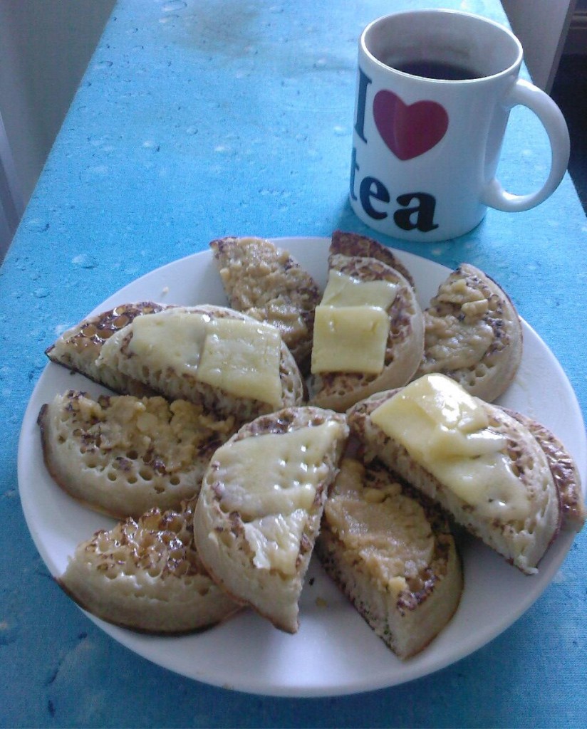 crumpets and tea