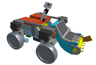 3D CAD model of the TSMR rover