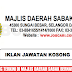 JAWATAN KOSONG TERBARU DI MAJLIS DAERAH SABAK BERNAM MDSB - PELBAGAI JAWATAN / GAJI RM1,352.00 - RM5,672.00