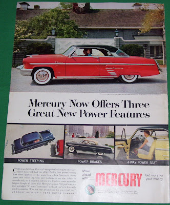 This is an original 1953 Ford Mercury Ad Measures 14 x 10 1 4