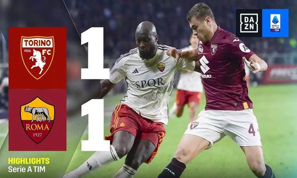 Lukaku Cetak Gol Lagi Tapi AS Roma Cuma Seri 1-1 Lawan Torino