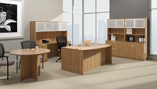 Light Wood Executive Office Furniture