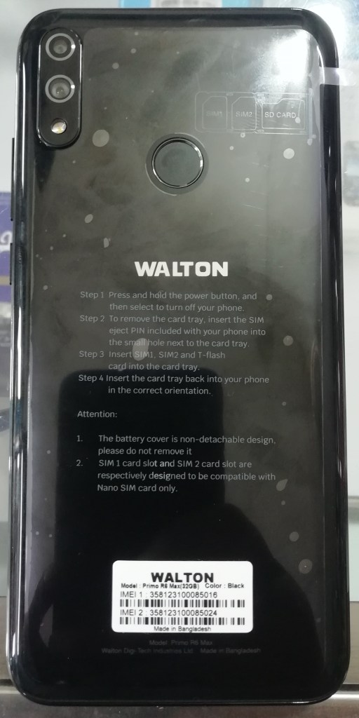 Walton Primo R6 Max Flash File All Version 9.0 Pie Customer Care File