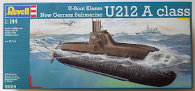 revell german submarine 212 box