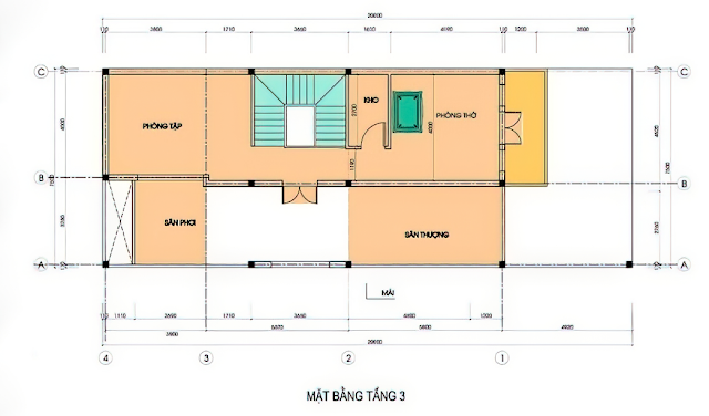 Chiêm ngưỡng mẫu thiết kế biệt thự cổ điển 3 tầng diện tích sàn 7x13m