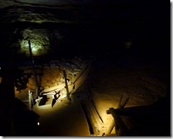 Old saltpetter mine in Mammoth Cave