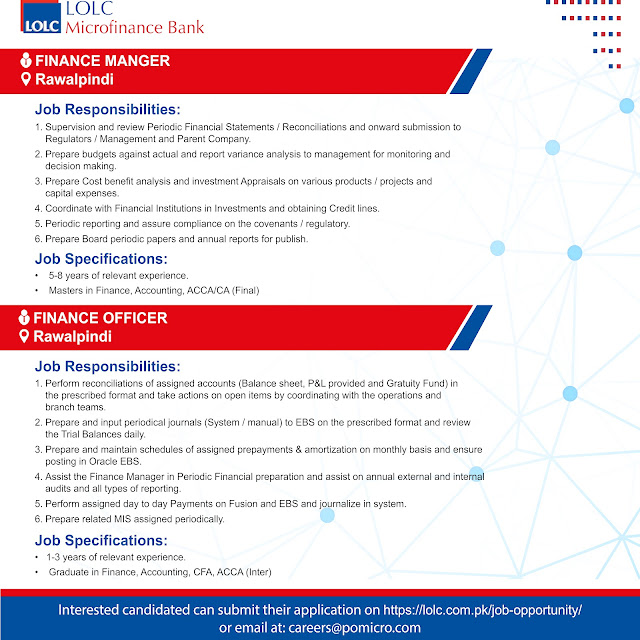 LOLC Microfinance Bank Latest Jobs in Multiple Cities of Pakistan April 2024