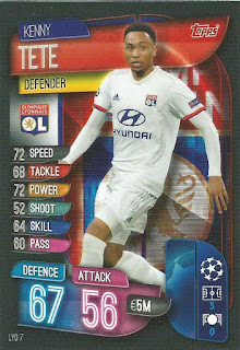 Topps Match Attax UEFA Champions League 2019-2020 (International Variant) Olympique Lyonnais Set