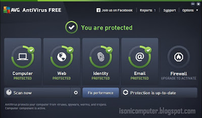 AVG AntiVirus Free 2016 Terbaru Offline Installer