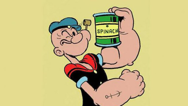 Popeye el marino, icono de la cultura pop sigue sacando músculo en su 90 cumpleaños.