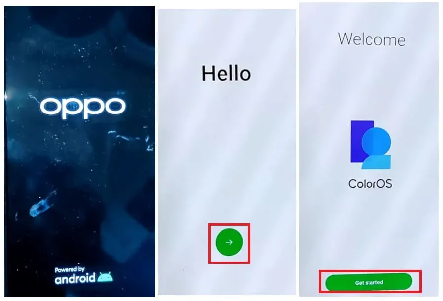 تخطي حساب جوجل (FRP) مجانا لهاتف اوبو رينو Oppo Reno 7 اندرويد 12 بدون جهاز كمبيوتر