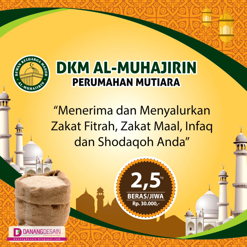 Contoh Desain Banner Zakat Fitrah - Contoh Desain Banner 