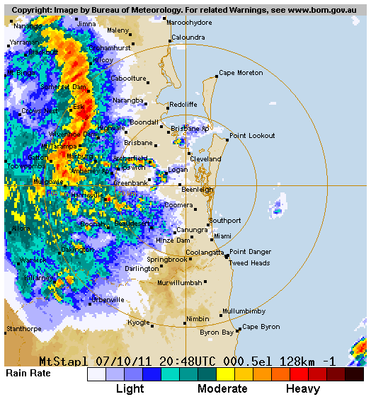 Current Weather Map Queensland