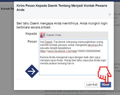 Cara Mewariskan Akun Facebook Anda