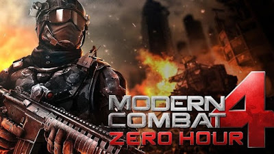  Download Modern Combat 4 Zero Hour V.1.2.0f MOD APK + DATA