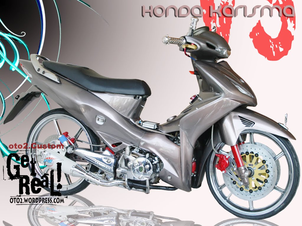 Contoh Gambar Modifikasi Motor Honda Kharisma 125 D Terbaru