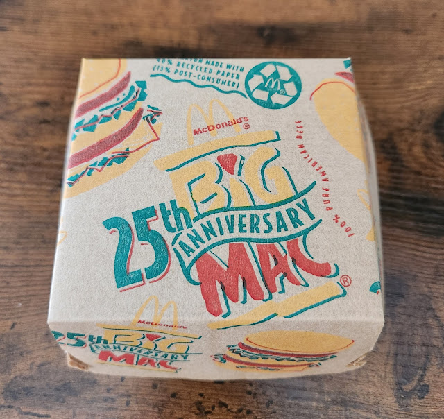 Old 25th Anniversary Big Mac Box