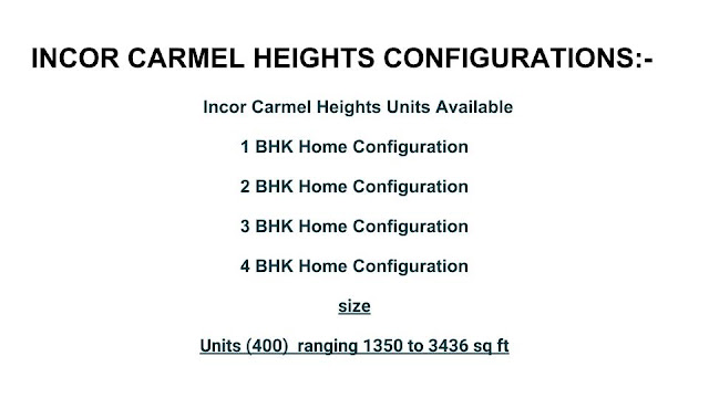 incor carmel heights floor plan