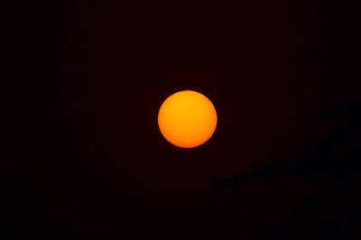 The sun on 16 Feb 2021