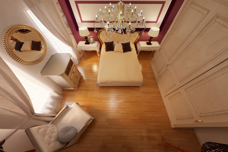 design interior dormitor classic de lux