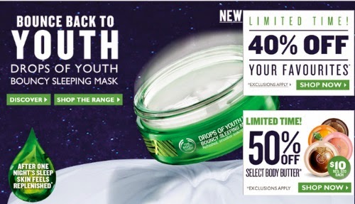 The Body Shop 40% Off Your Favourites + 50% Off Body Butters