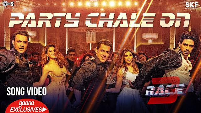 Party Chale On Song Lyrics | Race 3 | Salman Khan | Mika Singh, Iulia Vantur | Vicky, Hardik