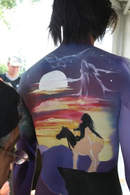 Best Art Body Painting of Back