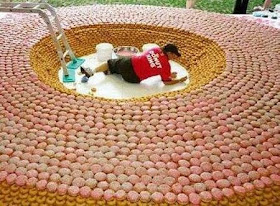 Giant Donut Made of Donuts