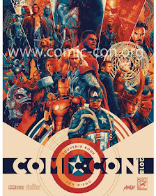 San Diego Comic-Con 2018 Exclusive Marvel Cinematic Universe 10th Anniversary Screen Print by Matt Taylor x Mondo