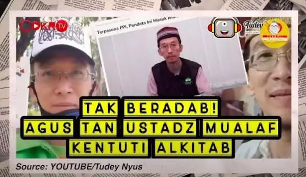 Maksud Terselubung Agus Tan Tempel Alkitab di Pantat Terbongkar, Eko Kuntadhi: Belum Lama Mualaf, Sekarang Agus Tan Dinobatkan Jadi Ustad