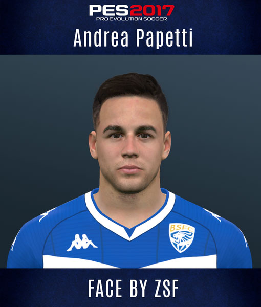 Andrea Papetti Face For PES 2017