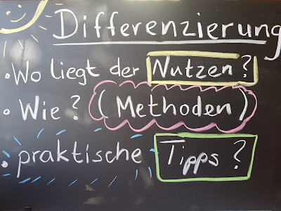 Hier soll es um das Thema Differenzierung gehen, Methoden, Tipps und praktische Umsetzung im Unterricht.