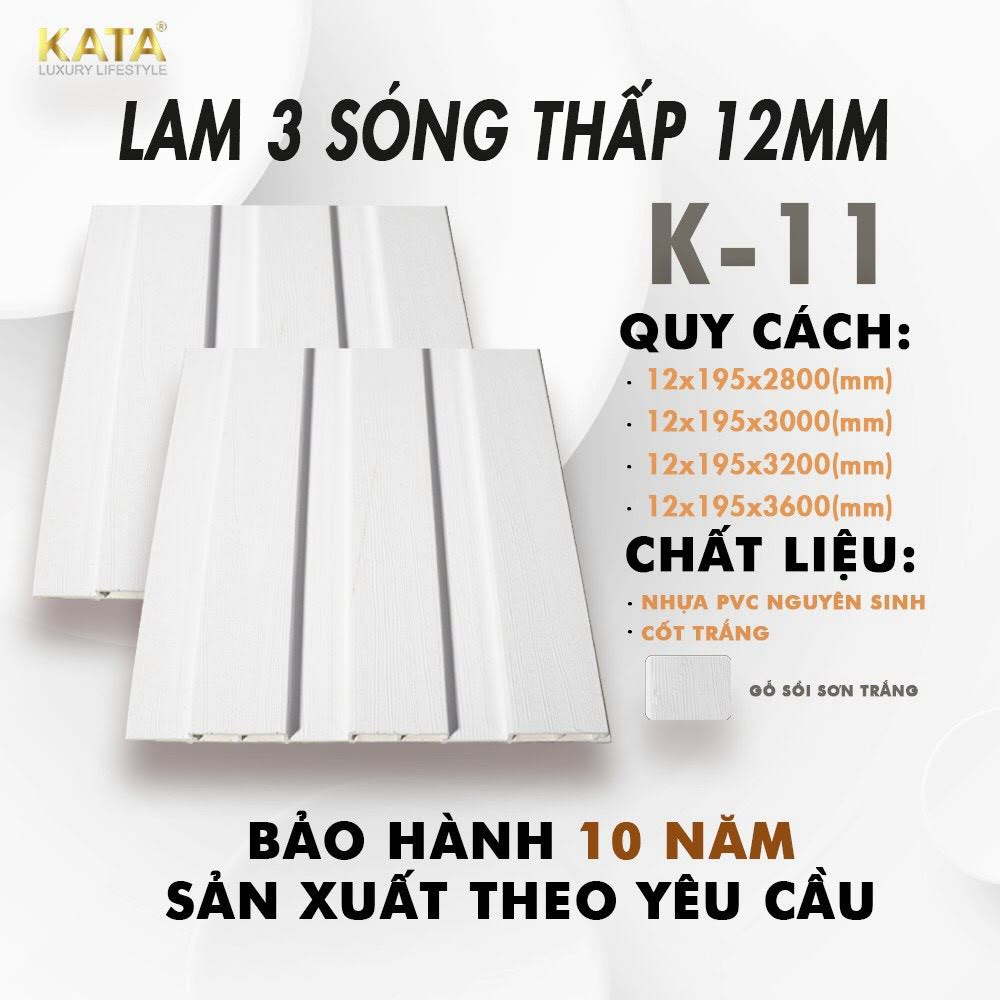 lam sóng màu trắng