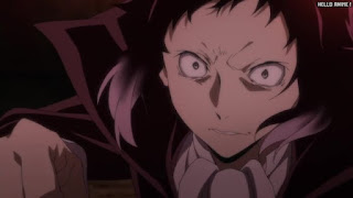 文スト 1期9話 芥川龍之介 かっこいい Akutagawa 文豪ストレイドッグス アニメ Bungo Stray Dogs Episode 9