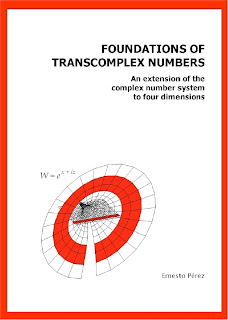Cover page of the Foundations of Transcomplex Numbers.