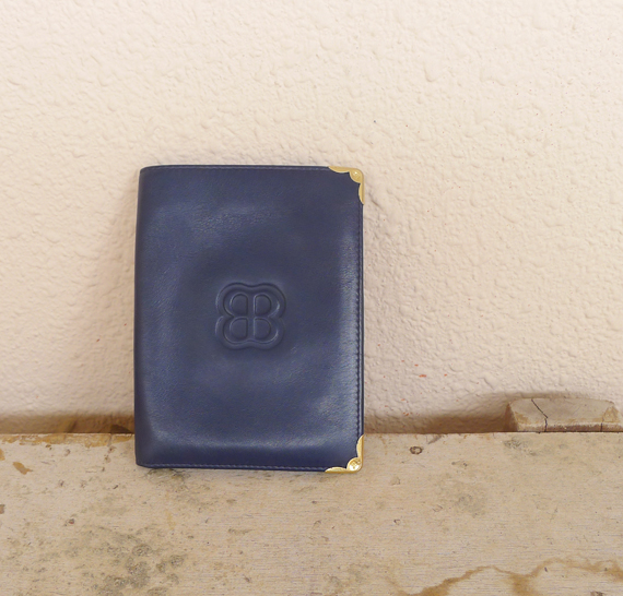 vintage balenciaga leather wallet