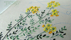 Желтая рута. Sadako Toscuka "Herb Embroider on Linen 1". Блог Вся палитра впечатлений