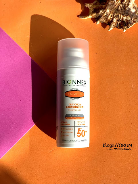 Bionnex Preventiva Dry Touch SPF 50 Yüz ve Boyun İçin Güneş Kremi incelemesi