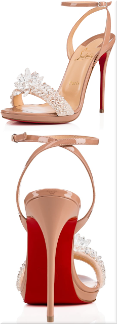 ♦Christian Louboutin brown crystal Queen sandal #christianlouboutin #shoes #louboutinworld #brown #brilliantluxury