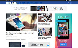 FlexMag Responsive blogger template