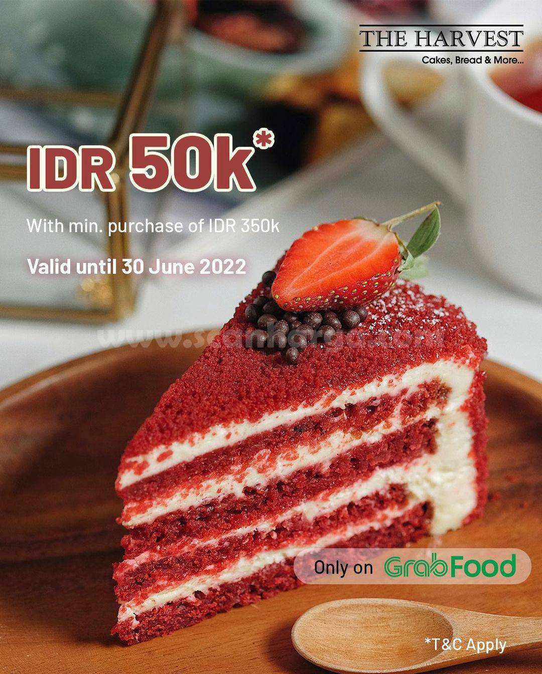 The Harvest Promo Diskon Rp. 50.000 via Grabfood