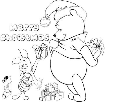 Coloring Pages Christmas Disney 