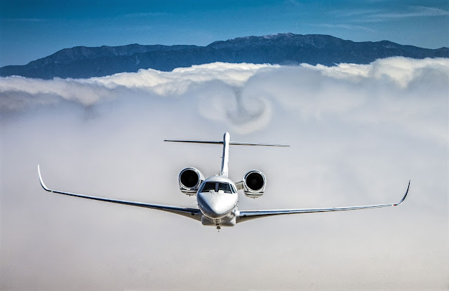 cessna citation x plus clouds