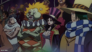 ワンピース アニメ 1086話 アルビダ カバジ リッチー モージ 太ってる クロスギルド ONE PIECE Episode 1086 CROSS GUILD